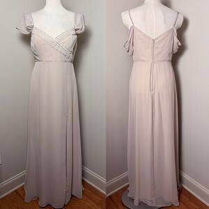 BIRDY GREY Spence Convertible Dress TAUPE CHIFFON/ MEDIUM